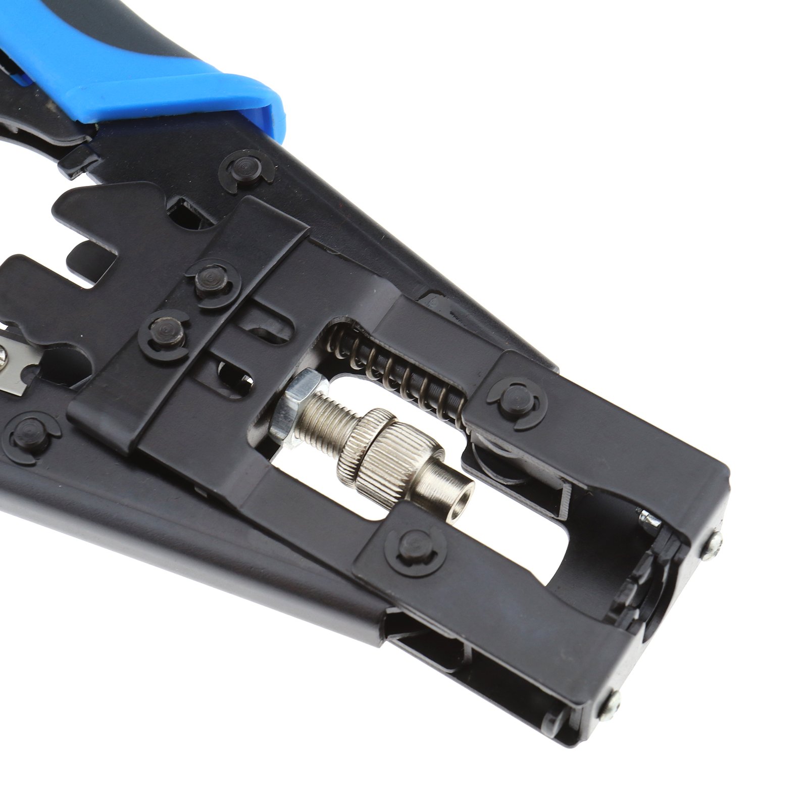 Pinza Crimpatrice A Cricchetto Per Cavi Coassiali RG59, RG58, RG6 - Per Connettori F, BNC, RCA - Foto 13