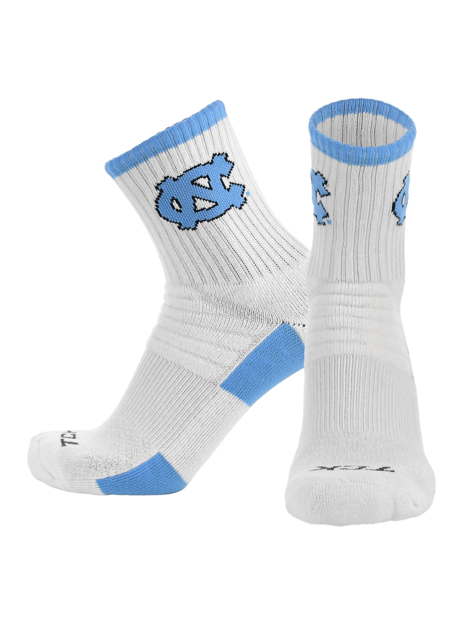 TCK NCAA College Quarter Socks for Men and Women, Soft Cushioned, USA Made