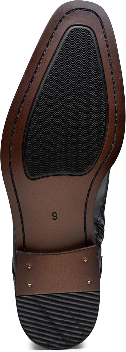 Jousen Mens Boots Leather Dress Boots for Mens Cap-toe Fashion Boots for Men - Image 7