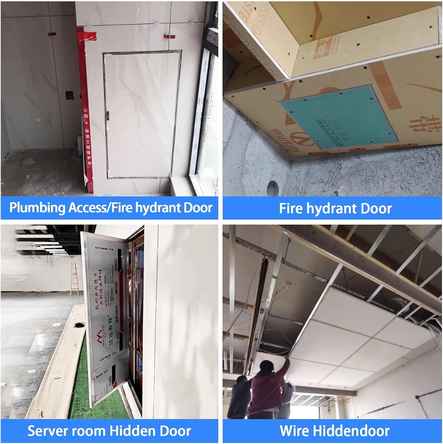 Lockable Stainless Steel Plumbing Access Panel - Customizable Inspection Cover with Keys for Bathroom, Kitchen, Outdoor BBQ Island - Durable, Weatherproof Access Door