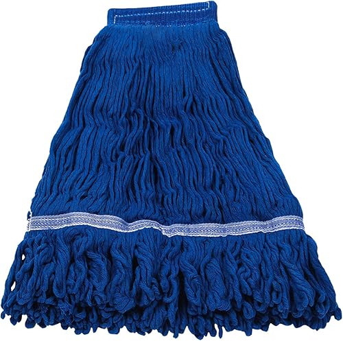 Miniatura 46 de Cabezal de trapeador de limpieza industrial húmedo de alta resistencia, repuesto de cabezal de trapeador de algodón perfecto, lavable de algodón