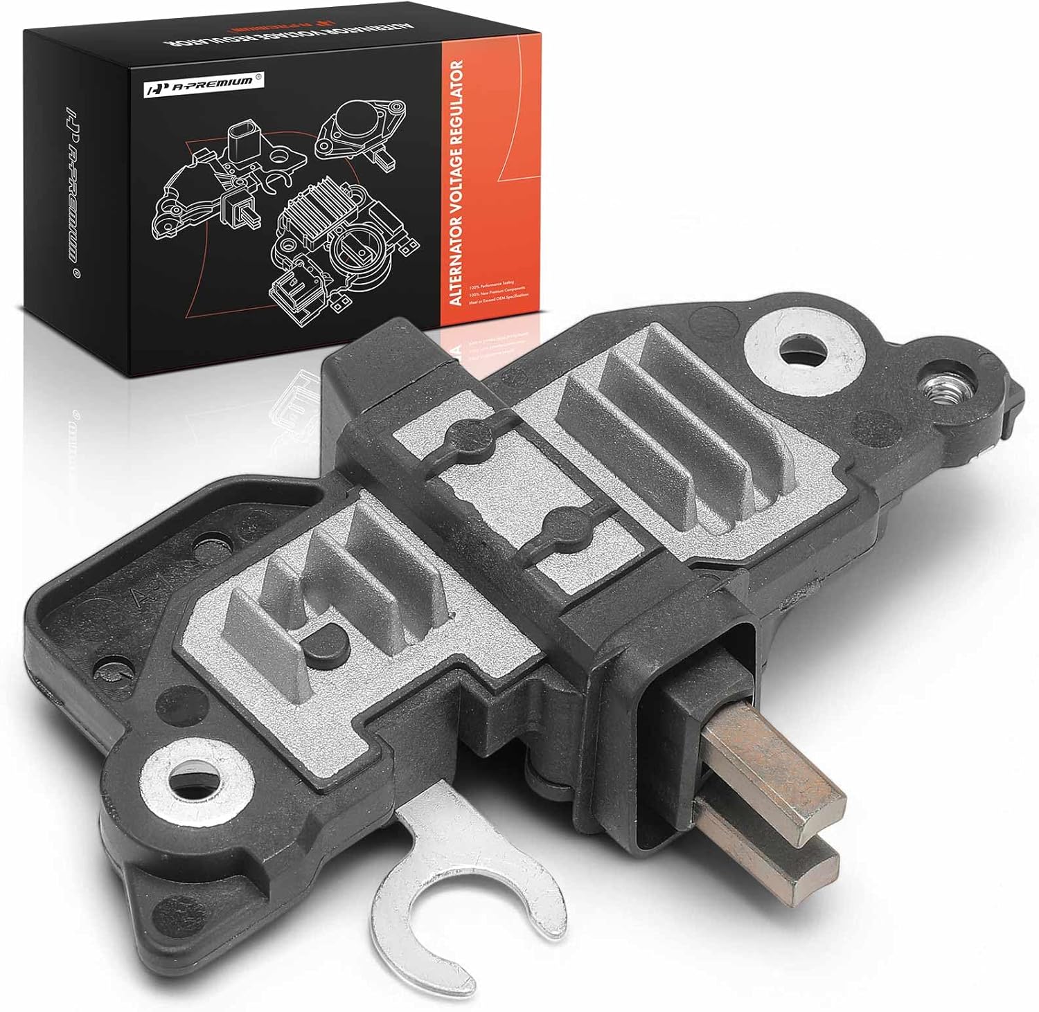 A-Premium Alternator Voltage Regulator Compatible with Volvo XC90 2005-2006, S60 2005-2009, XC70 2005-2007, S80 2004-2006, V70 2005-2007, 14V B-Circuit 13.7 Vset