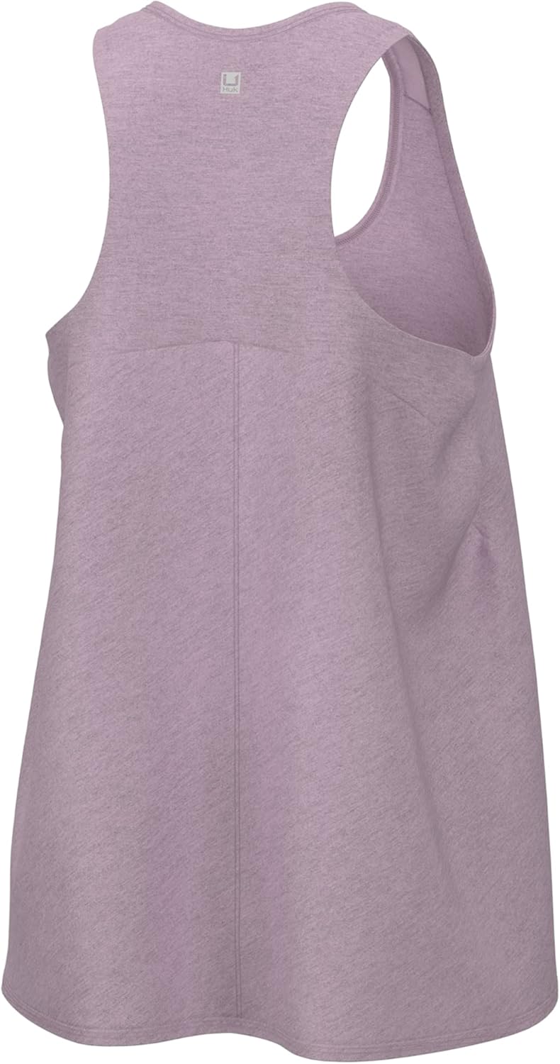 HUK Women's Waypoint Flow Tank, Relaxed Fit Tank Top Shirt for Women