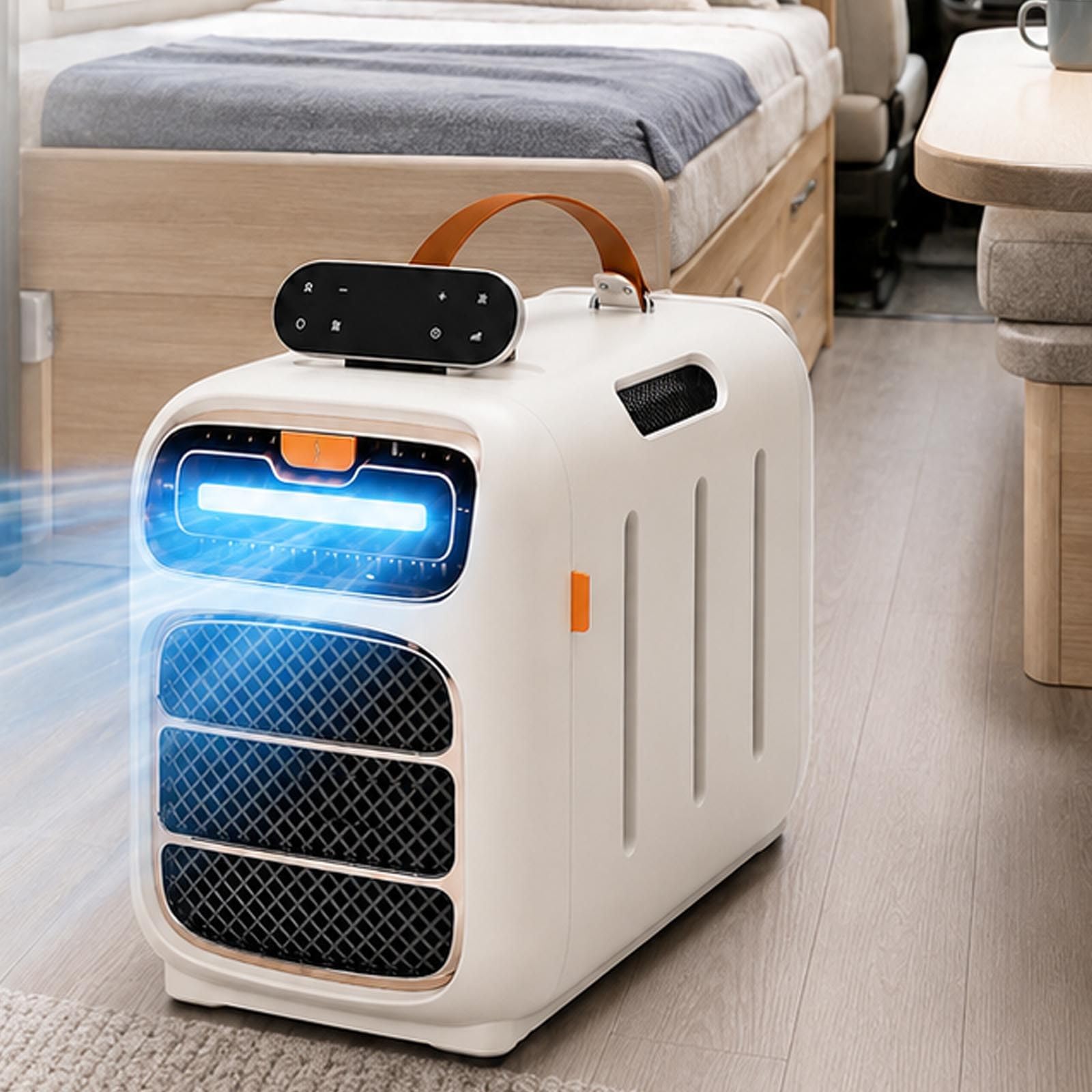 emobwdy 4700 BTU Portable Air Conditioner, 220V AC for Tents, RVs and Home