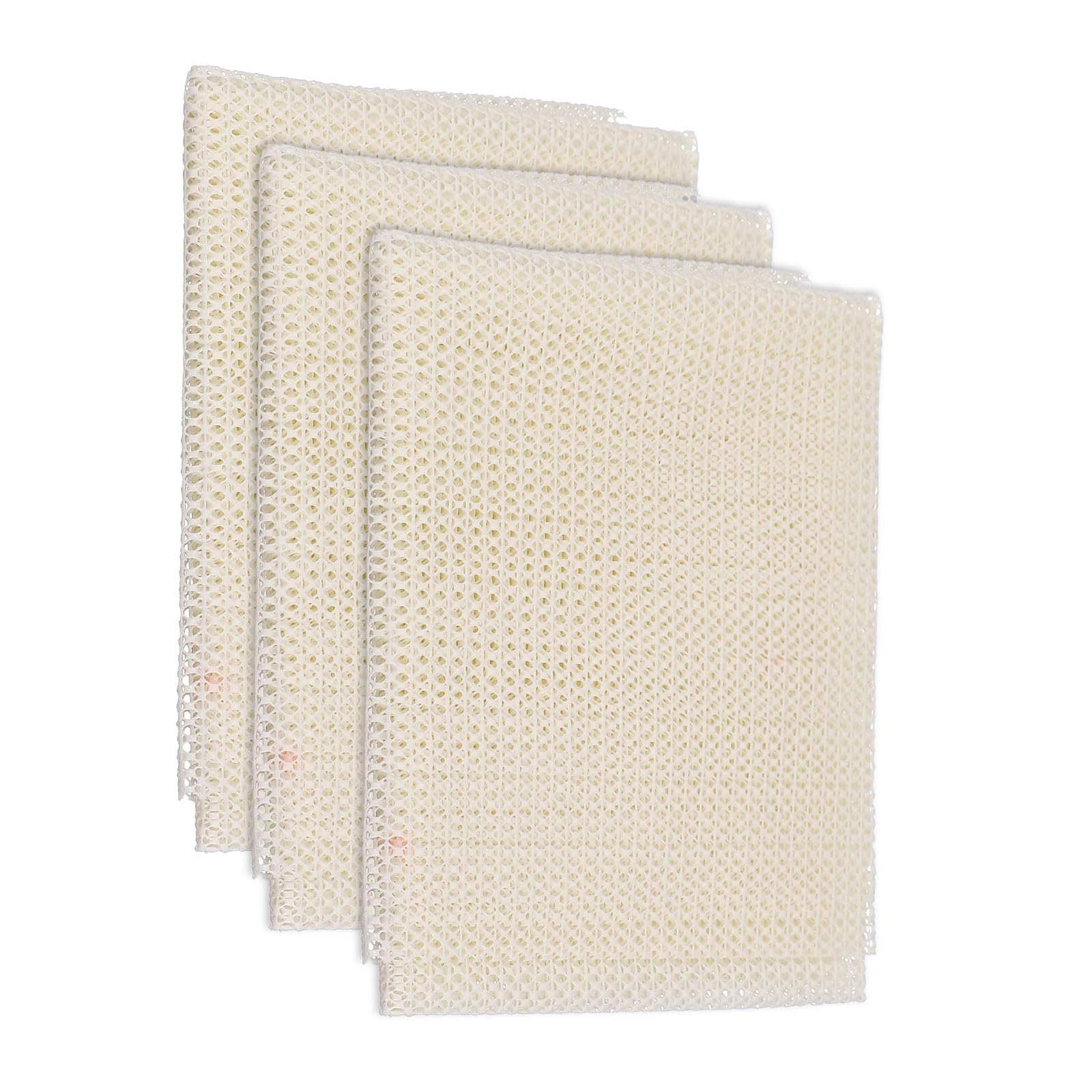 sourcing map 3Pcs Non Slip Couch Cushion Pad, 50 x 50cm Plastic Couch Cushion Gripper Anti Slip Sofa Mattress Grip Keep Bed Support Pad from Sliding for Sofa, Chair, Mattresses, Beige