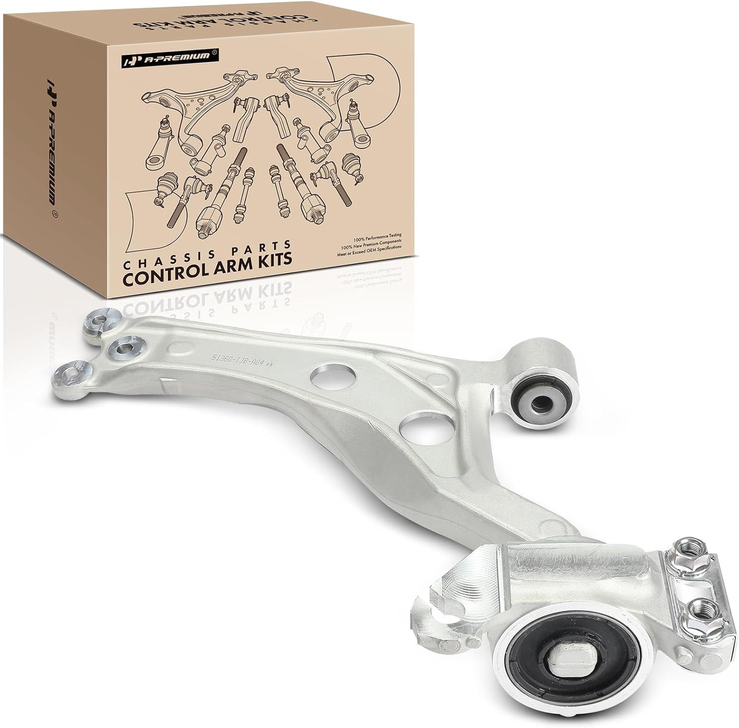 A-Premium Front Left Lower Control Arm, with Bushing, Compatible with Acura RDX 2019 2020 2021 2022
