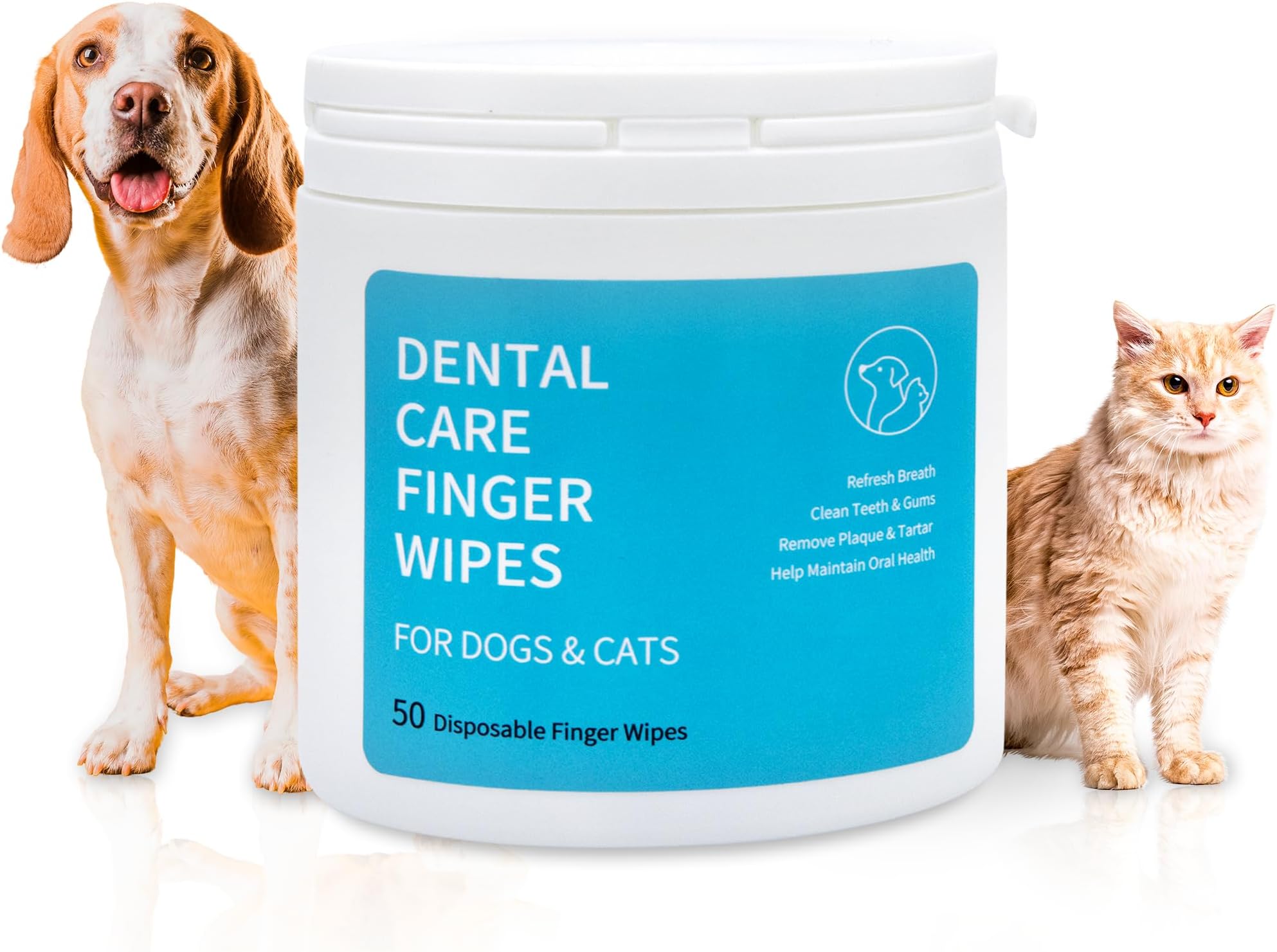 Dr. Joseph’s VetPro Advanced Dog Dental Wipes, 50 Count