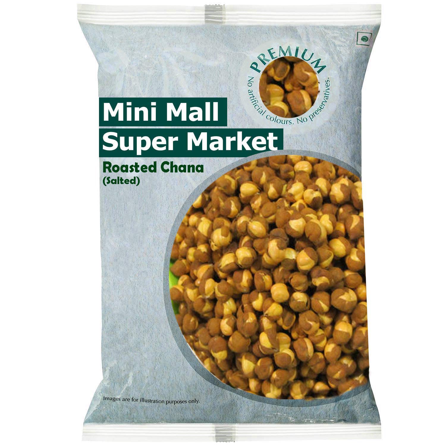 MINI MALL SUPER MARKET Salted Roasted Bhuna Chana/Roasted Chickpeas(400 Gm) (B09TR661G5) Amazon Price History, Amazon Price Tracker