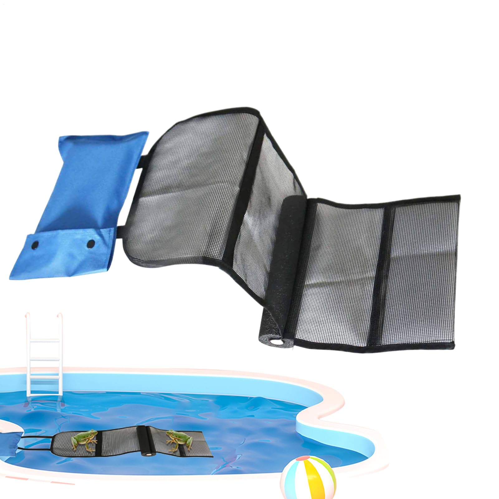 Rettungsrampe Für Tiere Pool, 1 Stück Fluchtrampe Ausstiegshilfe 97x25 cm, Pool Animal Escape Ramp, Ausstiegshilfe Für Tiere Katze Hund Igel Insekten Retten Streifenhörnchen Maus