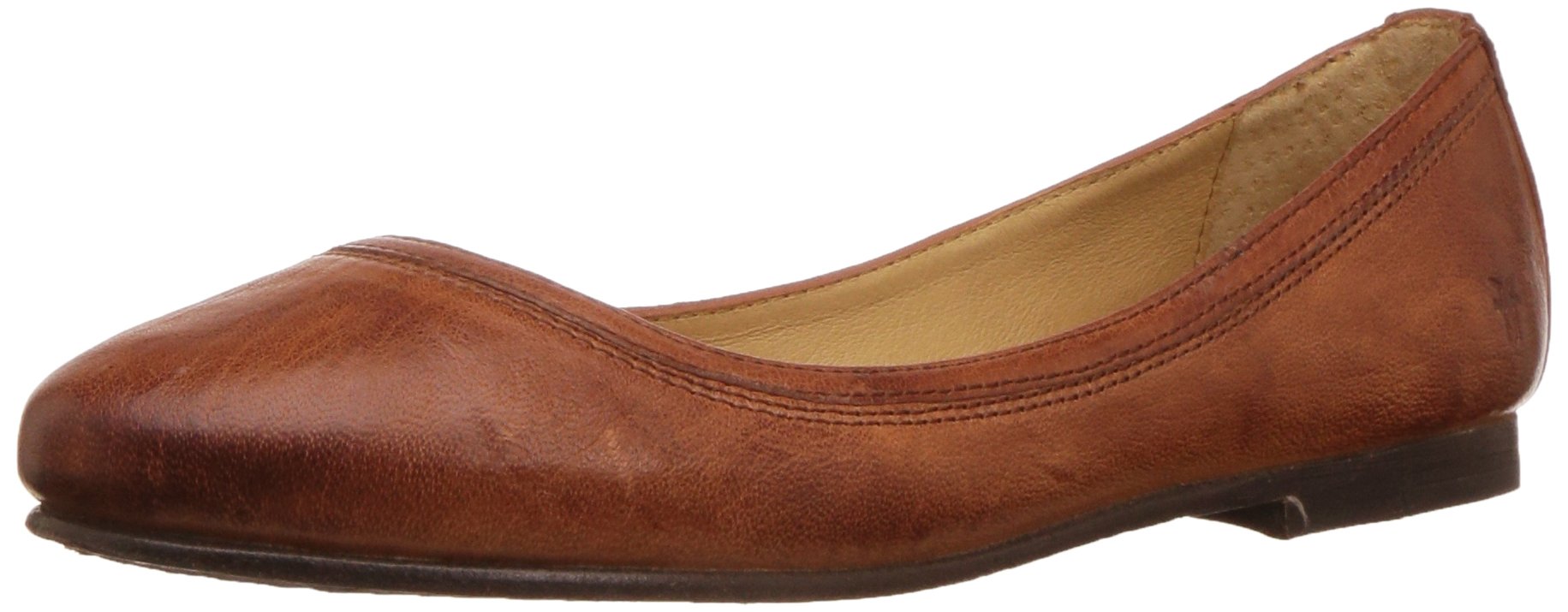 Frye Carson Ballet Flats for Women - Premium Tumbled Leather Lining, Leather Outsole - 3/8" Heel