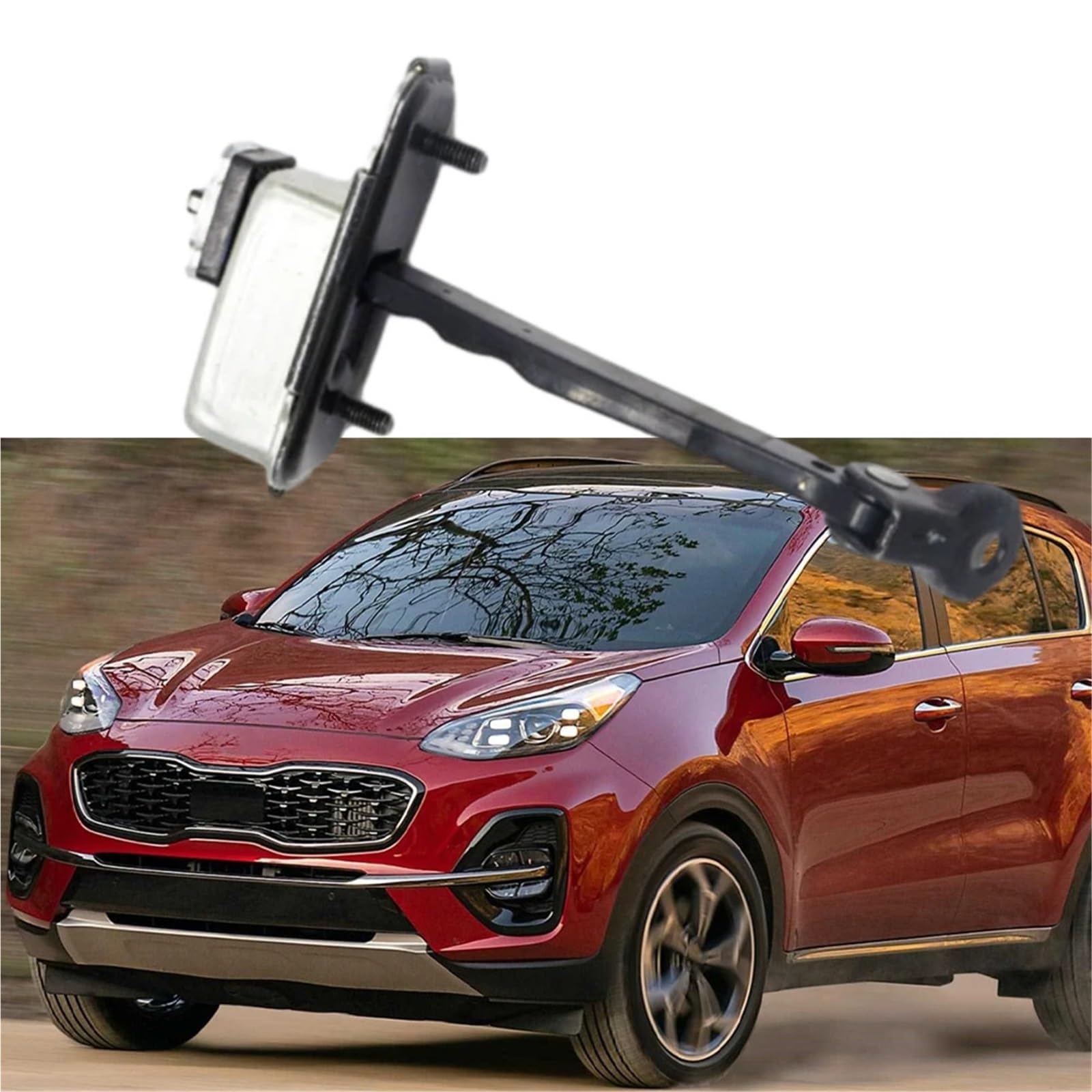 Zatrzask drzwi samochód Pasuje do Kia Sportage 2005-2016 2018-2021 kierowca lewostronny 79390D9000 ramię sprawdź ogranicznik paska zawiasu(Front Right 11-16)