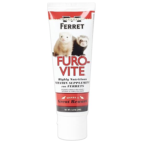 Marshall Furo-Vite Vitamin Supplement Paste – 3 oz – Supports Energy, Immune Health & Overall Well-Being – Nutrient-Rich Formula for Ferrets & Small Animals