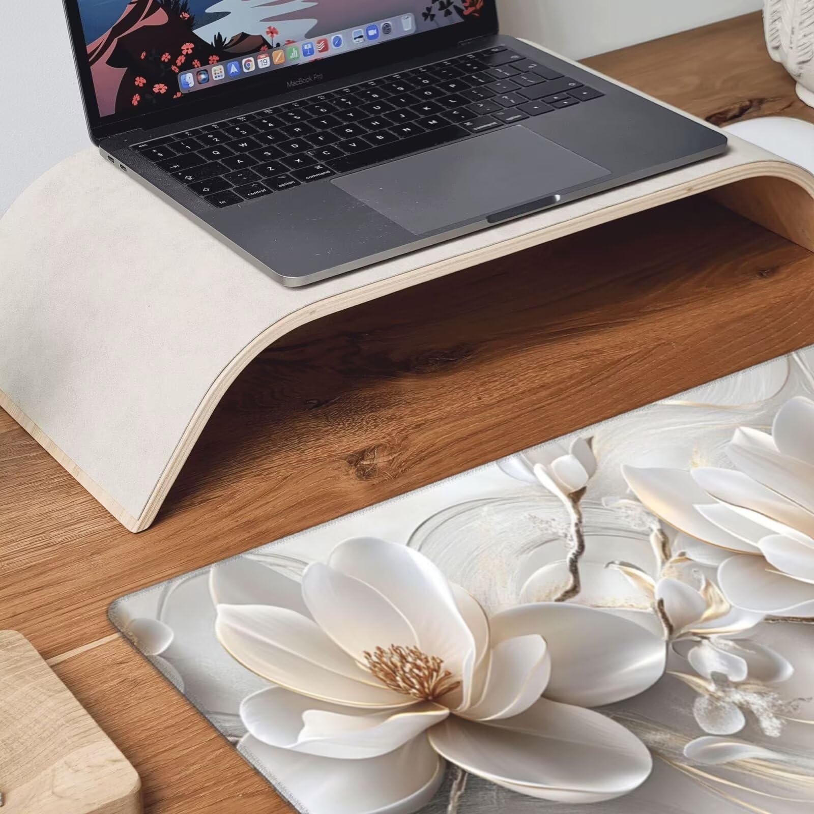 Podkładka pod mysz Lys XXL Dream mata na biurko 1600 x 800 x 3 mm zmywalna podkładka do gier na laptopa, z antypoślizgową gumową podkładką dla graczy, PC, pracowników biurowych Y1443