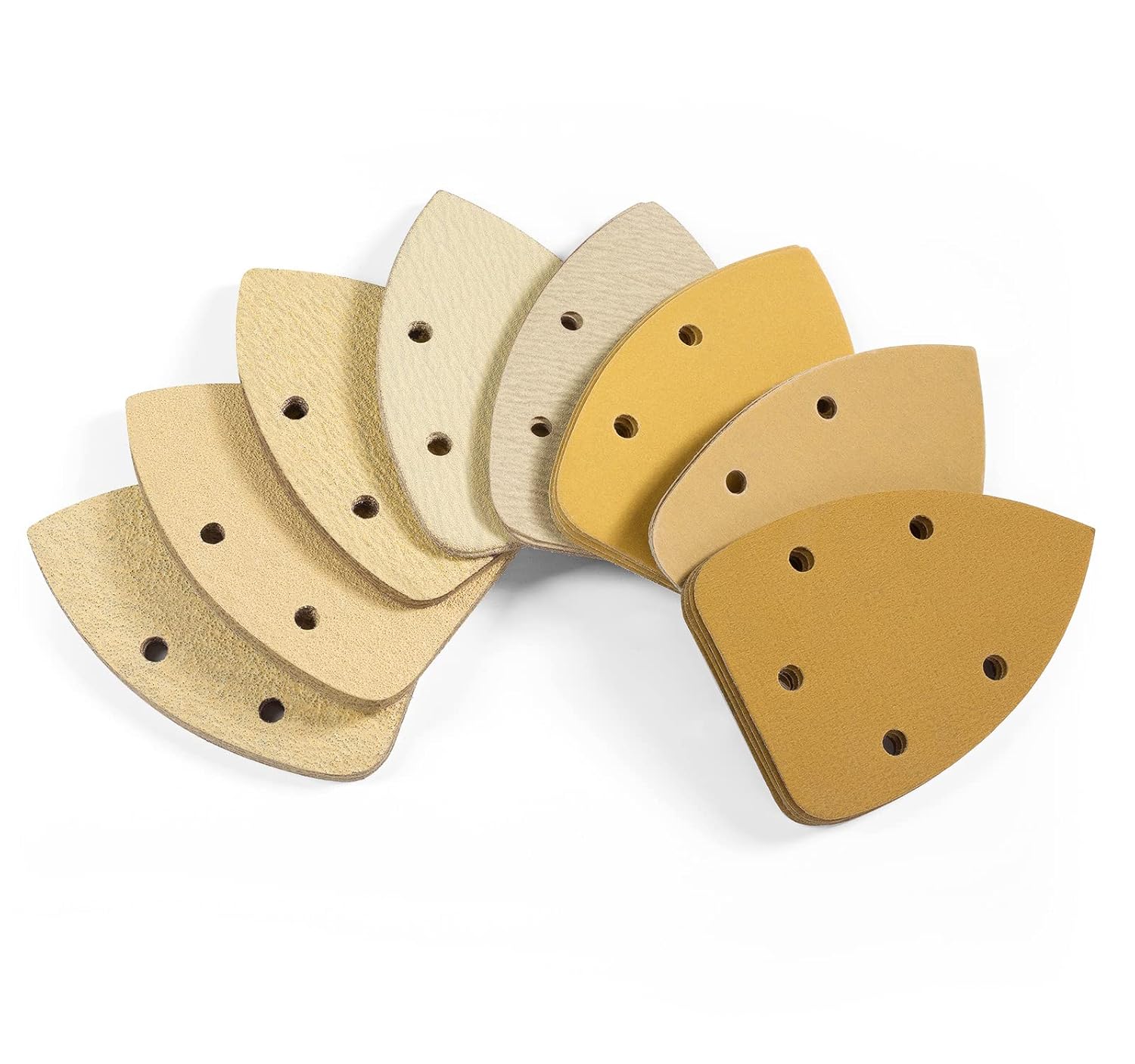 Mouse Sander Pads 40pcs Hook and Loop Detail Sander Pads