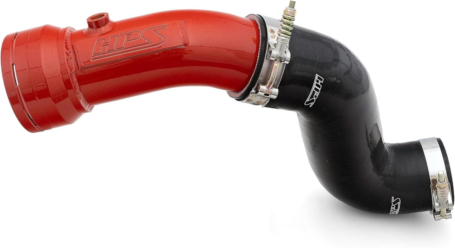 HPS Red Intercooler Charge Pipe Kit Cold Side Compatible for 2017-2023 Ford F250 F350 F450 F550 Superduty Powerstroke 6.7L Diesel Turbo, 17-155R