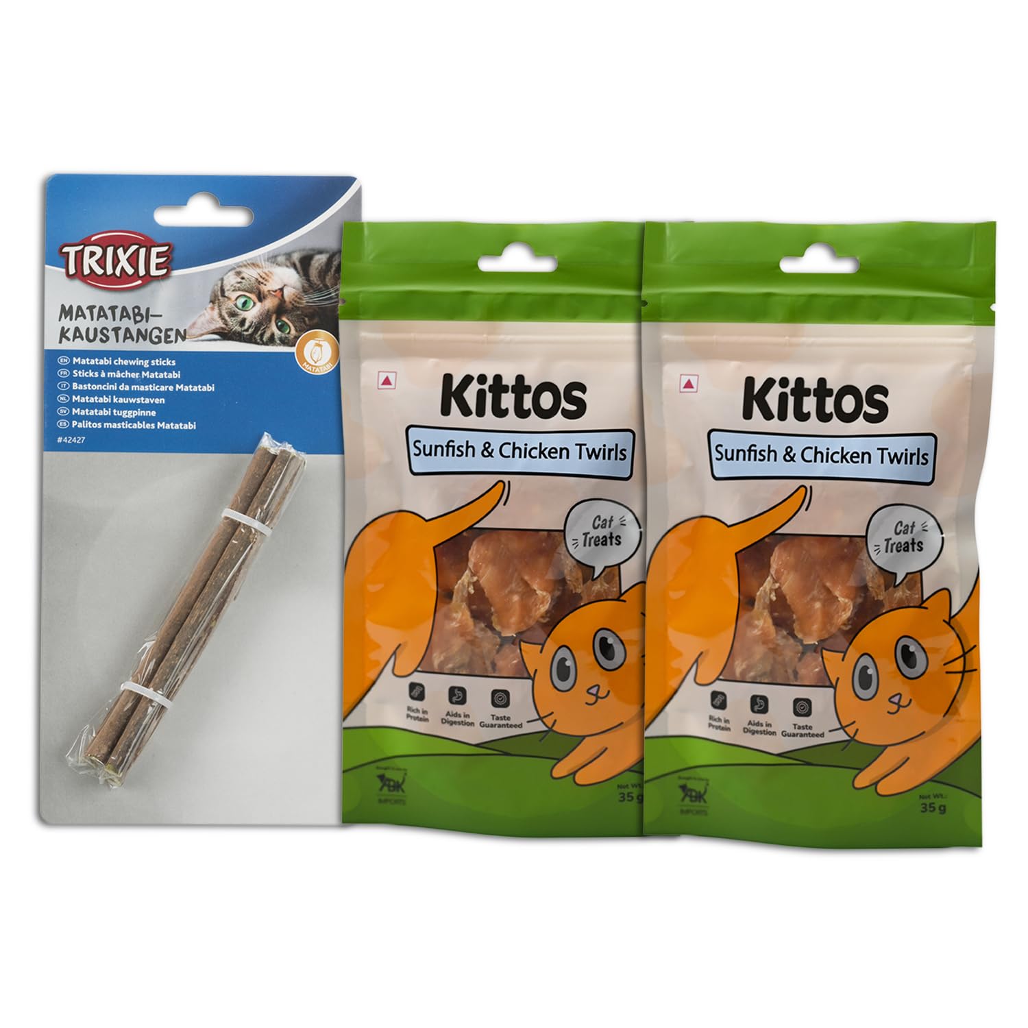 See full amazon price history chart for Happy Cat Combo of 2 Kittos Sunfish & Chicken Twirls, a Tasty Treat for Your Cat and 1 Trixie Matatabi Chewing Sticks to Support Their Dental Hygiene Happy Cat Combo of 2 Kittos Sunfish & Chicken Twirls, a Tasty Treat for Your Cat and 1 Trixie Matatabi Chewing Sticks to Support Their Dental Hygiene (B0CD257X75) Amazon Price History, Amazon Price Tracker