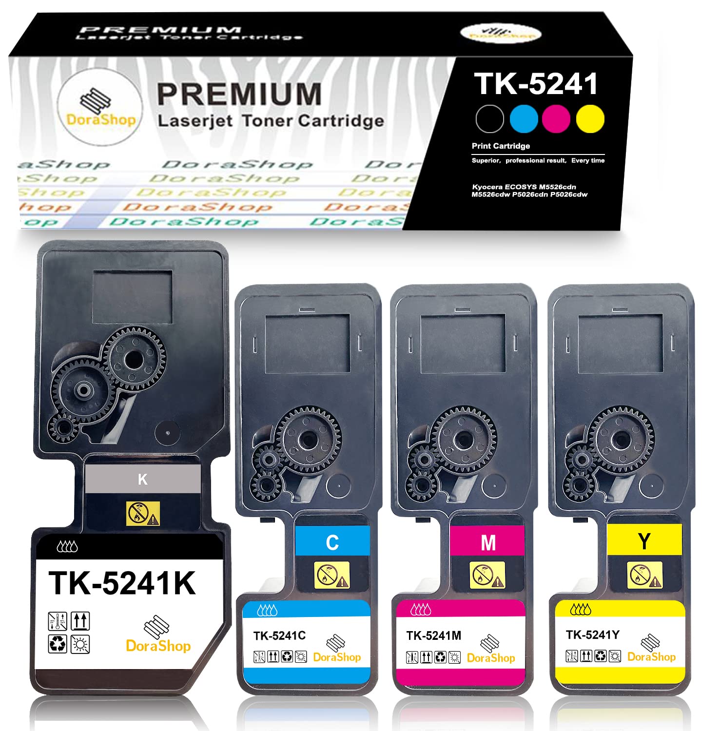 Amazon | 【Amazon.co.jp限定】Kyocera 京セラ用 TK-5241 （BK/C/M/Y  