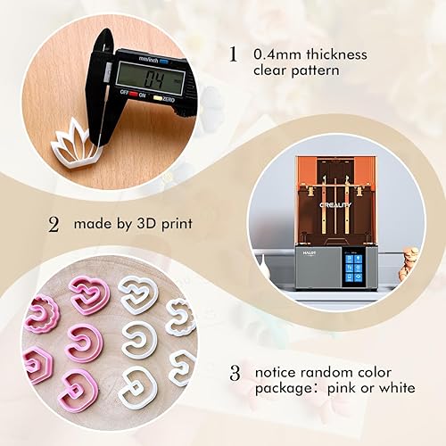 Miniatura 6 de Keoker Cortadores de arcilla para joyas de arcilla polimérica, cortadores de arcilla polimérica de aro para fabricación de joyas, 5 formas de