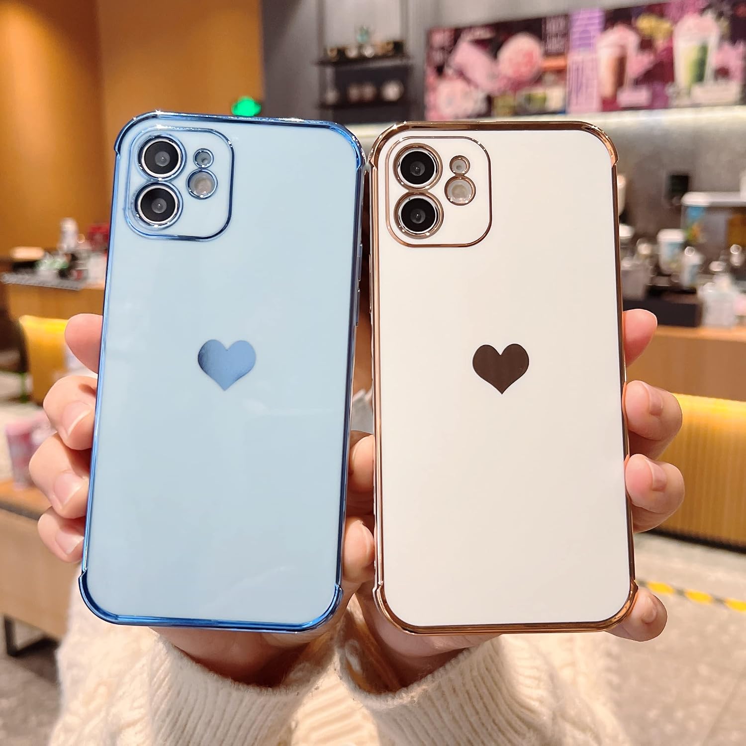 Raylon Designed for iPhone 11 Case, Screen Protector Slim Fit Shockproof Cover for iPhone 11 Case 6.1 Inch Sierra Blue