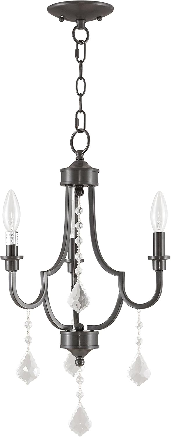 🔥 Cаѕhbасk uр tо 70% Livex Lighting 40883-92 Glendale 3 Light English Bronze Mini Chandelier