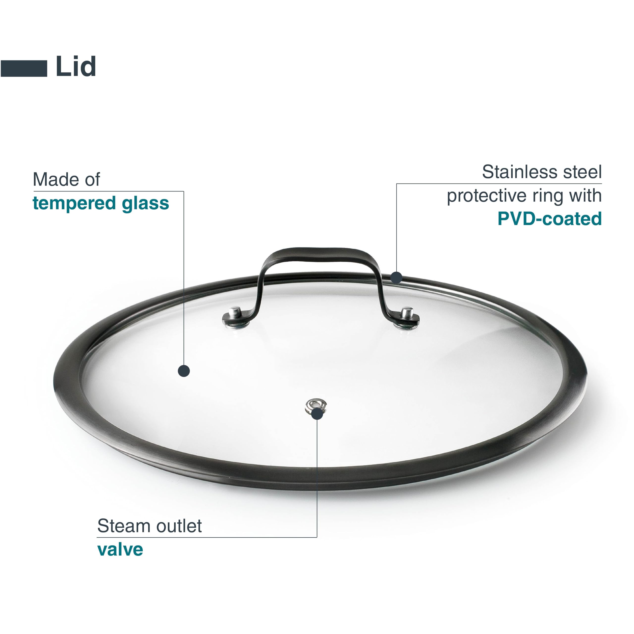 Lacor - 85028 - Casseruola Con Coperchio Studio 26 Acciaio Inox | Leroy