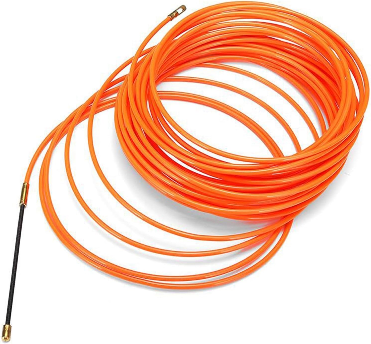 Fish Tape Cable Puller， Electrician Guide Device, Electric Smooth Fish Tape Wire(15meter)