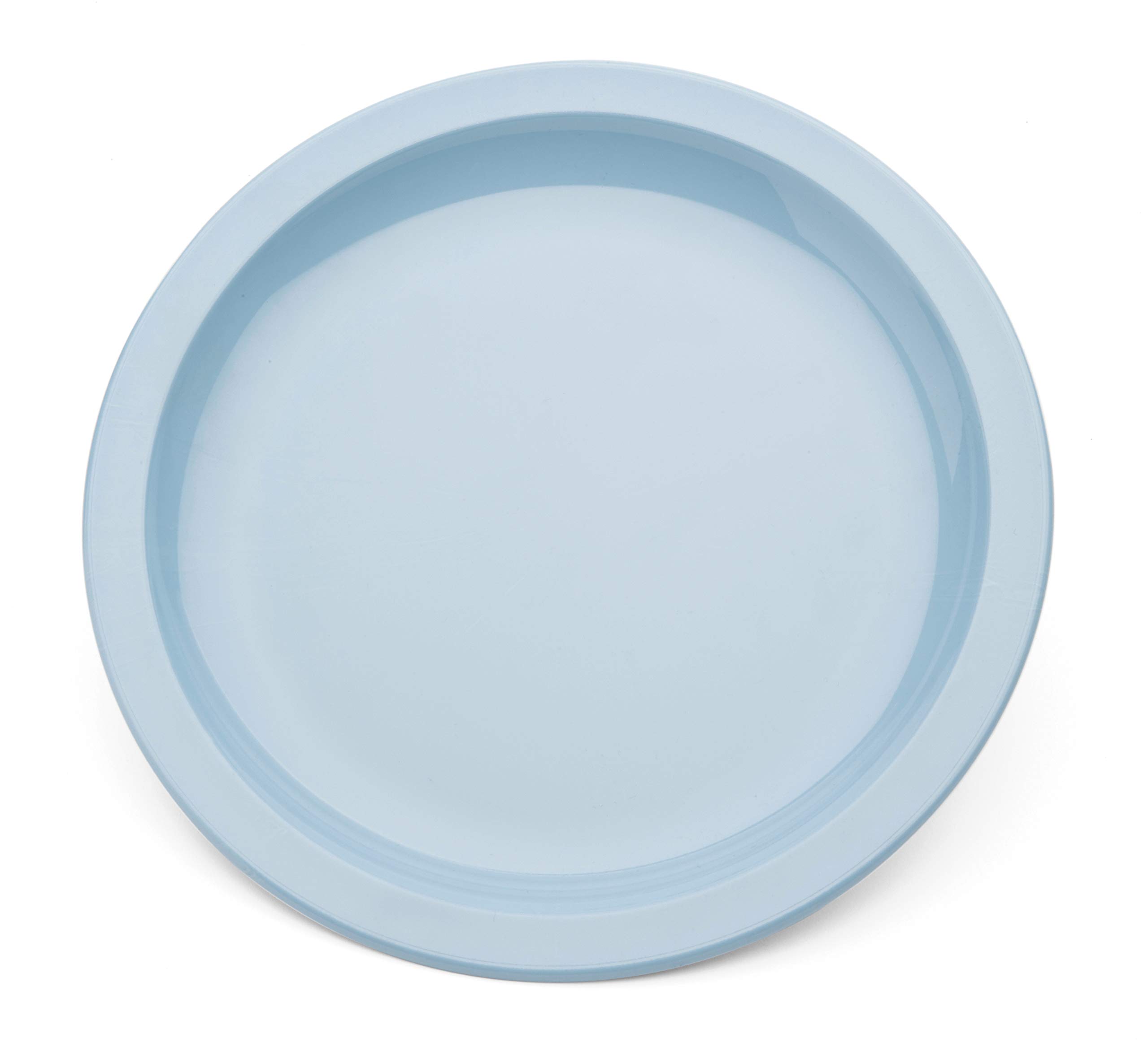 Harfield 17cm Polycarbonate Narrow Rimmed Plate Summer Blue (Pack of 4) โ image 1