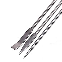 Vista 8 de 15Pcs Stainless Steel Lab Spatula Micro Scoop Reagent Laboratory Mixing Spatula 22cm Long Sampling Spoon