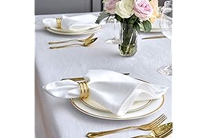 Maxmill White Linen Napkins Set of 8: Enhancing Dining Elegance