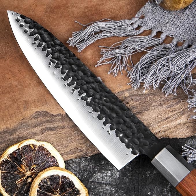 Set Cuchillos Cocina 4 Piezas Acero Inoxidable Forjado miniatura 3