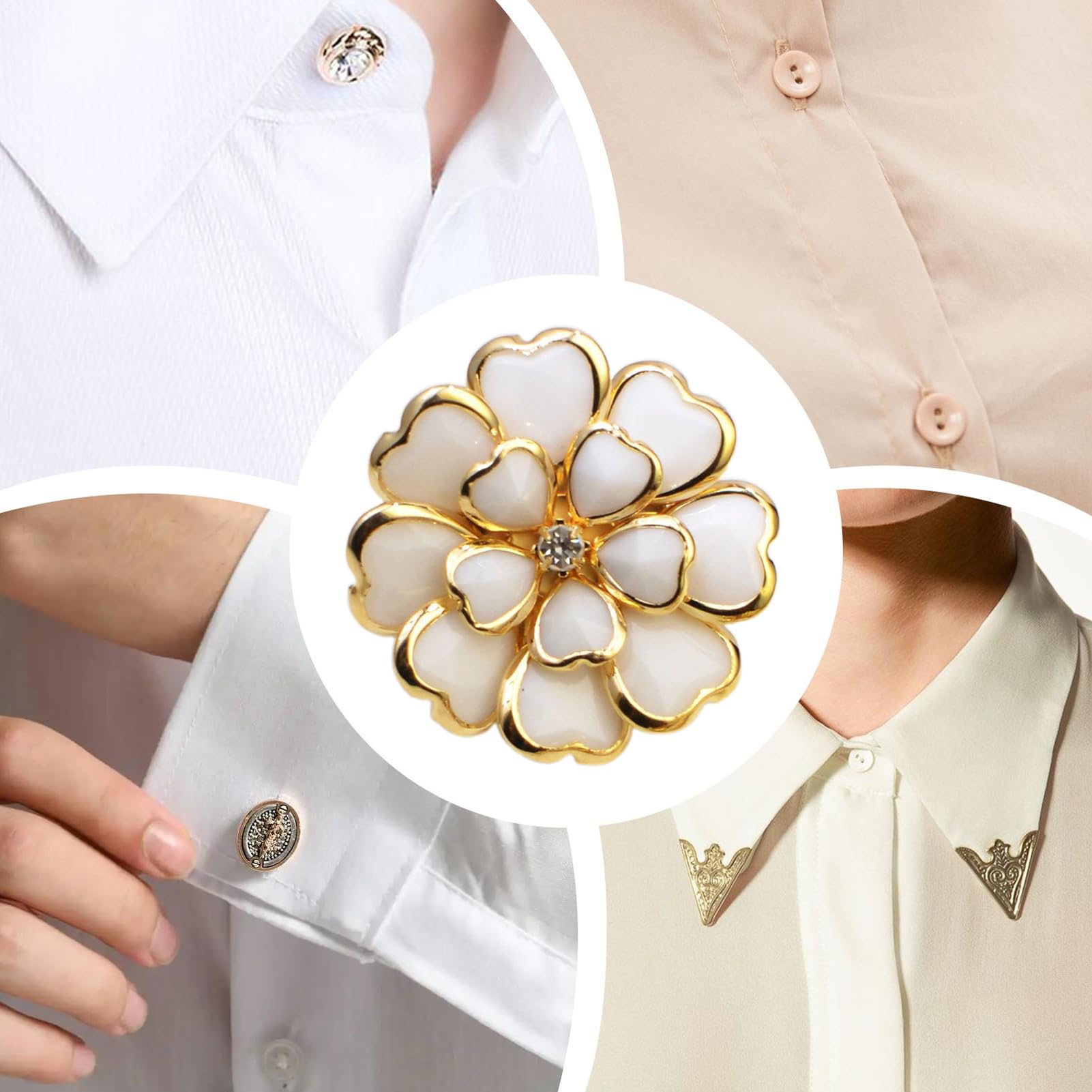 Cubiertas de botones para mujer, vintage, DIY, metal, botón de camisa con diamantes de imitación en bronce antiguo, tapa de botón para mujeres, abuela, mamá, hija, novia
