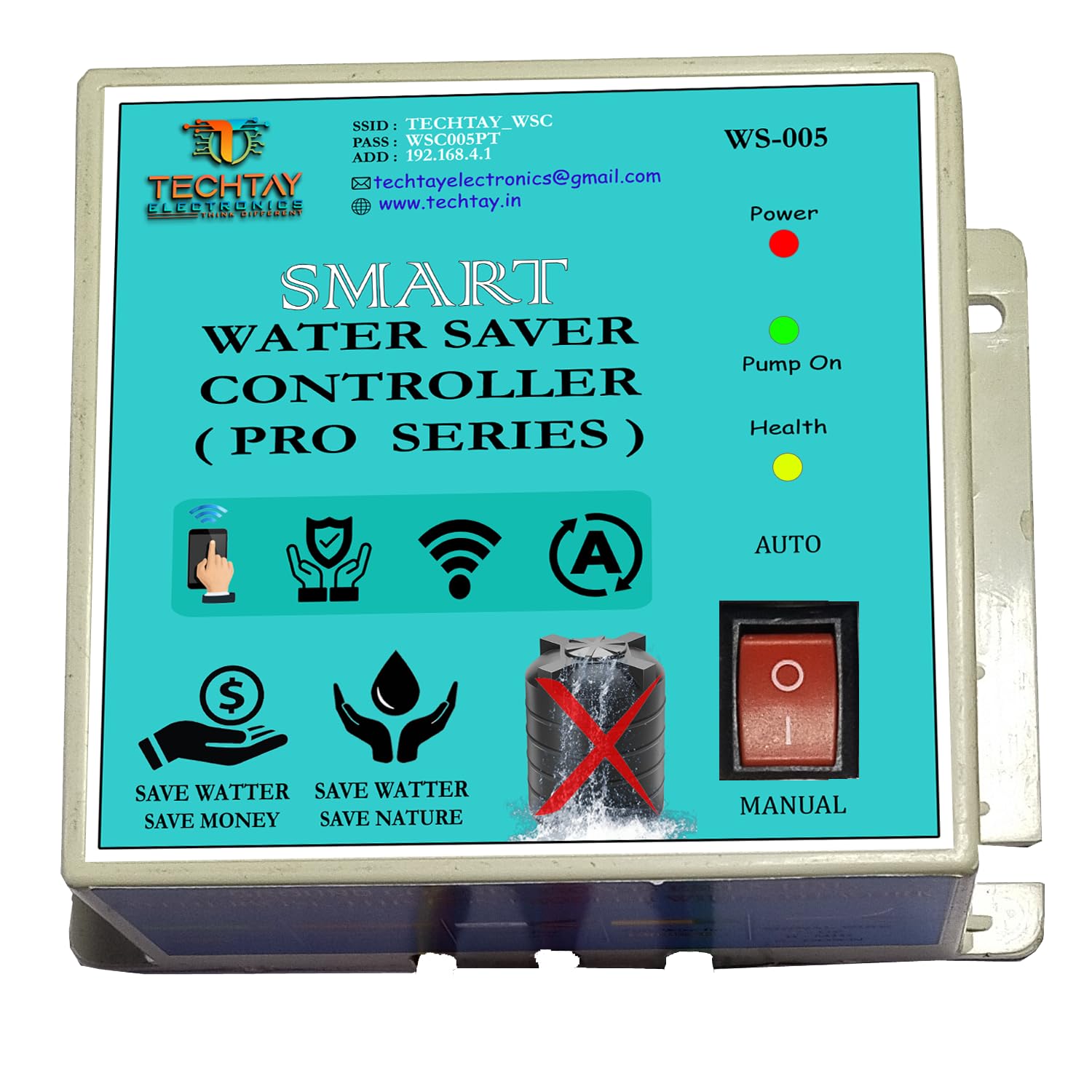 Techtay Smart Water Saver Controller,Semi Automatic (WS 006), Maxx 2HP,Submersible Pump (B0DDD6MQSD) Amazon Price History, Amazon Price Tracker