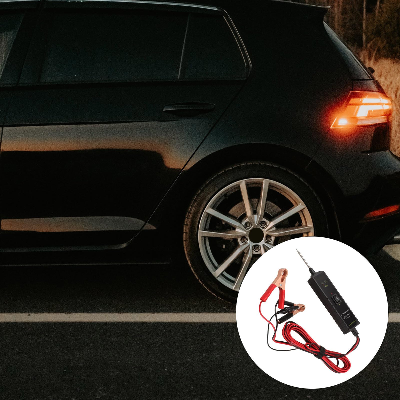 Comprobador de Circuitos Automotriz para Camión y Vehículos, Detección
