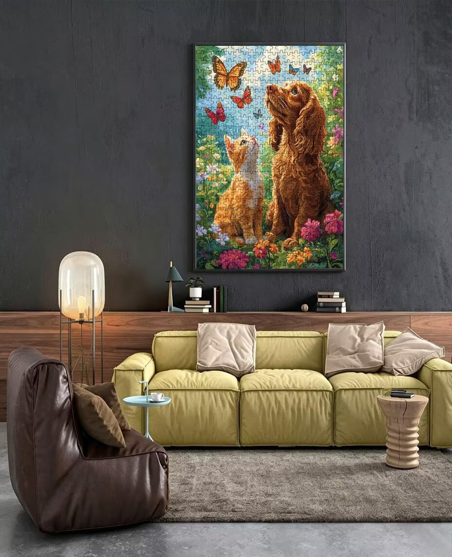 Motyle Puzzle 3000 sztuk, puzzle dla dorosłych, łamigłówki, wyzwanie dekoracja puzzli, rozrywka gra edukacyjna dla całej rodziny, na prezent dekoracja BXHZW7-378