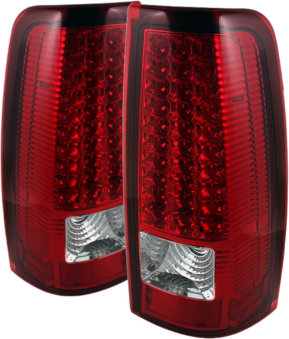 Xtune - LED Tail Lights (ALT-ON-CS99-LED-RC), Red Clear