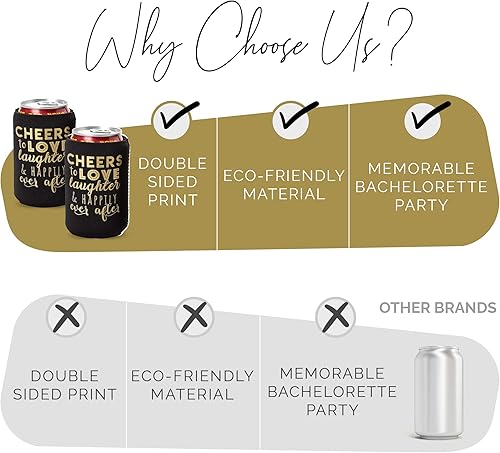 Vista 56 de Juego de 12 decoraciones para latas de boda, Cheers to Love Laughter and Happily Ever After, decoración de cena de ensayo de boda, despedidas