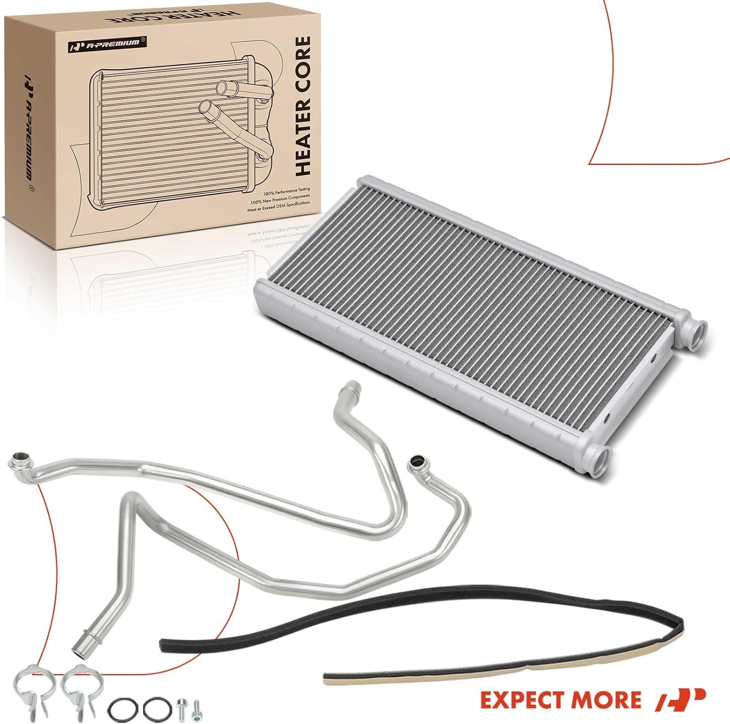 A-Premium HVAC Heater Core Compatible with Land Rover Range Rover Sport 2010-2013, LR4 2010-2016, 5.0L