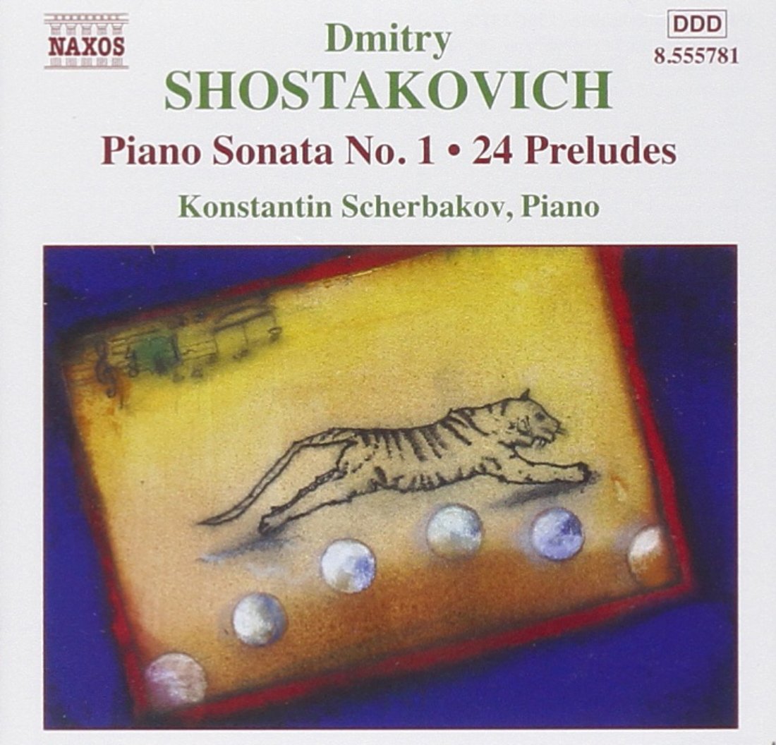 Dmitri Shostakovich - 24 Preludes, Aphorisms, Piano Sonata No. 1 CD Album - Used