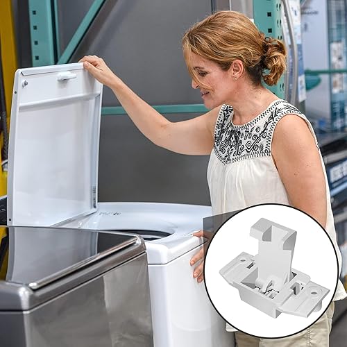 Miniatura 2 de WISINY WH02X24399 4455158 - Interruptor de bloqueo de tapa de lavadora compatible con Ge, piezas de repuesto para cerradura de cubierta de lavadora