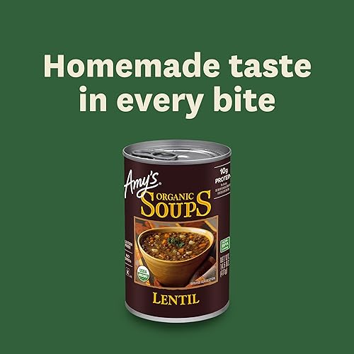 Vista 17 de Amy's Sopas orgánicas, lentejas al curry
