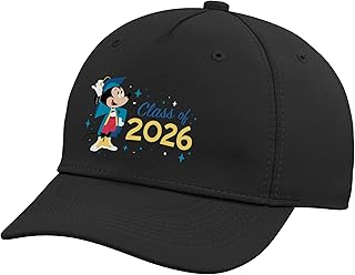 Disney Mickey Mouse Graduation Class of 2026 New Grad '26 Adjustable Baseball Hat
