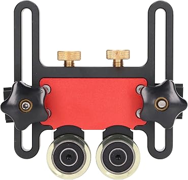 Woodworking Presser Roller, Easy Assembly Table Saw Roller Flexible PU Wheel Standard Rail for Inverted Engraver, Denash9tfba46nkz