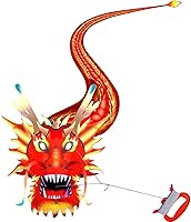 Vista 7 de HENGDA KITE Legendary Dragon Kite,for Kids and Adults,Easy to Fly,Excellent Fabric and Structure Design,Suitable for Square, Beach, Grass