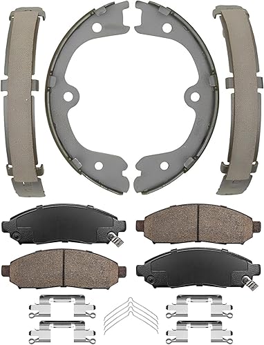 Miniatura 25 de Detroit Axle - Zapatas de freno traseras para 93-07 Subaru Forester Impreza Saab 9-2X, 90-99 Legacy 1993 1994 1995 1996 1997 1998 1999, Reemplazo de