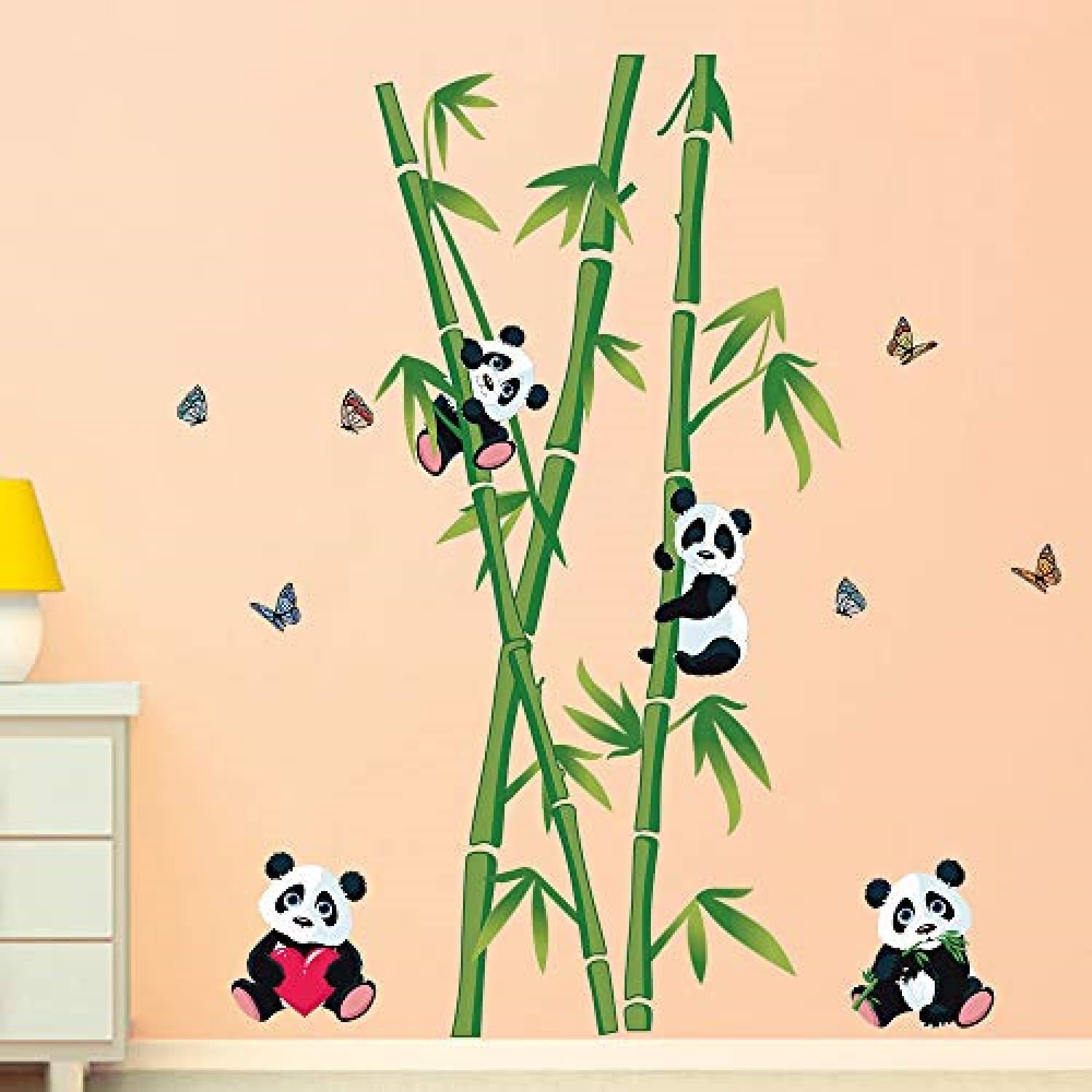 JAAMSO ROYALS Cartoon Wall Stickers, Wall Sticker for Kids Room, Animal