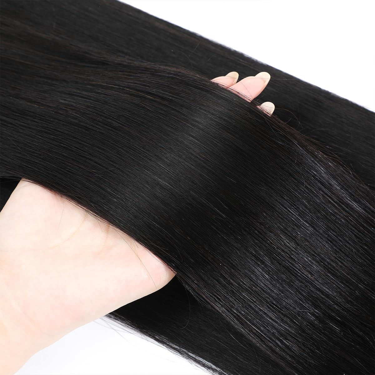 16A Raw Human Hair Bundles 100% Burmese Virgin Straight Bundles Human Hair, Sliky Boutique Extensions, Can Be Dyed and Restyled, Full Ends, Vertical Smooth (Straight 1 Bundle, 14 Inch)