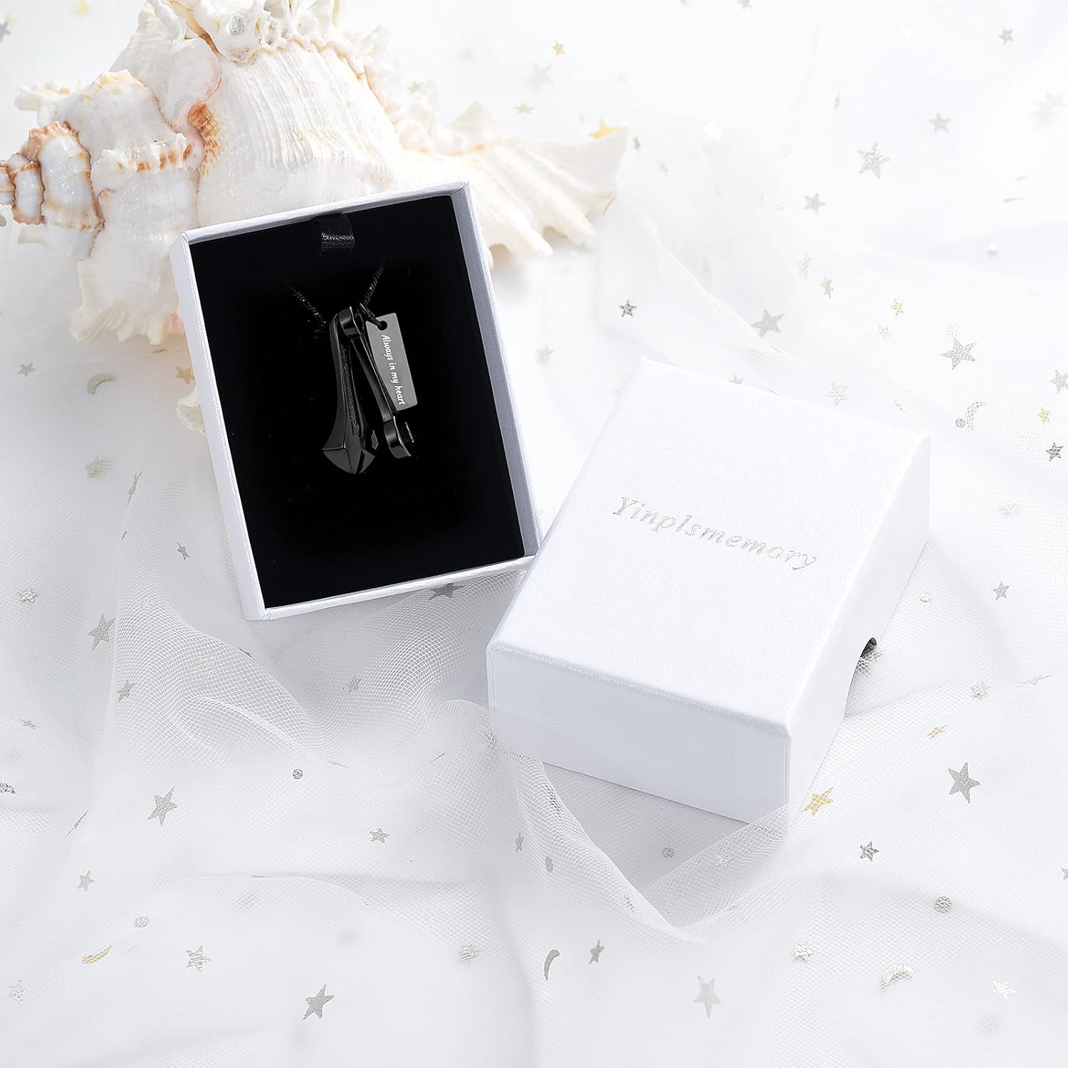 Yinplsmemory Tool Wrench Urn Necklace for Ashes for Men Stainless Steel Spanner Ashes Keepsake Memorial Cremation Jewelry - Image 6