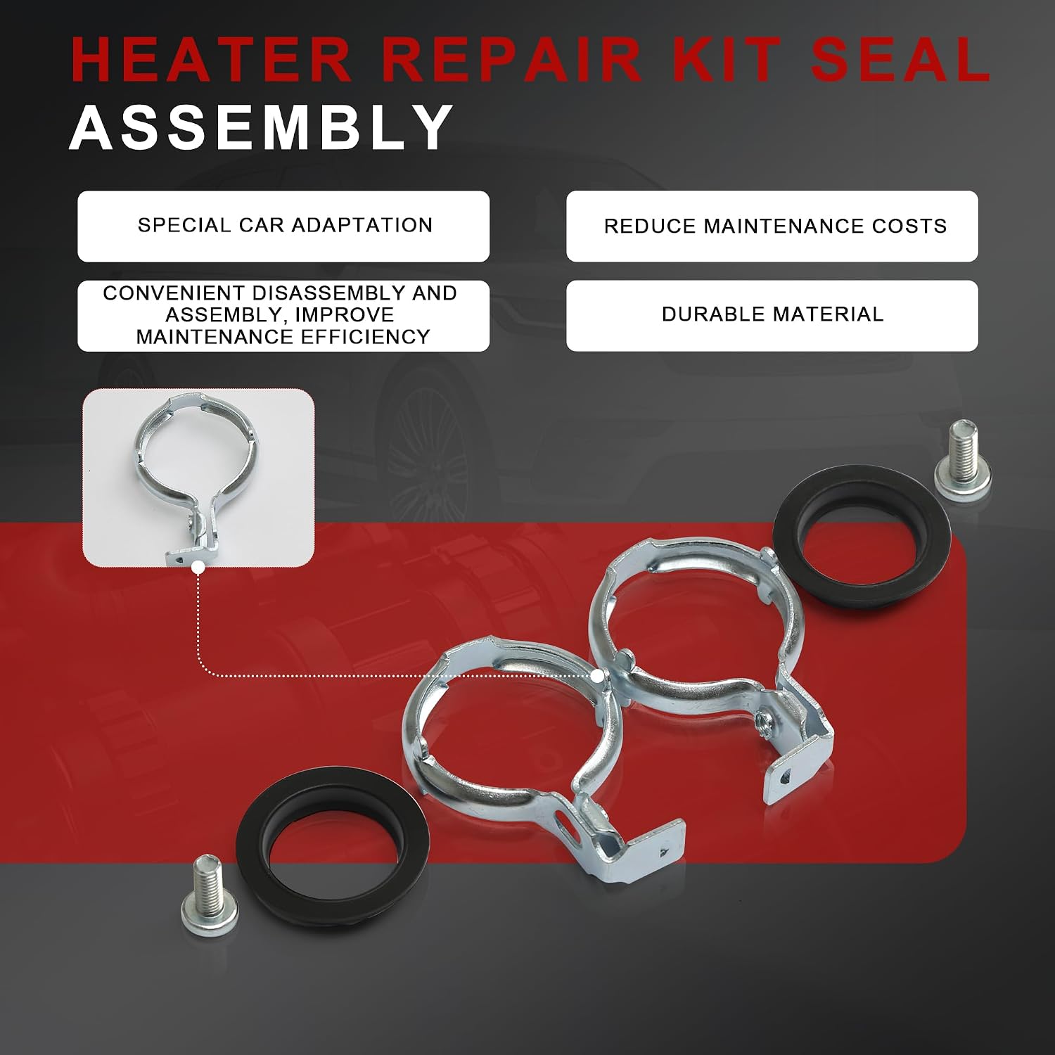 8E0898380 HVAC Air Conditioning Condenser Heater Core Seal Repair Kit Replacement For Audi A3 A4 Q3 TTRS VW CC Golf Jetta Tiguan