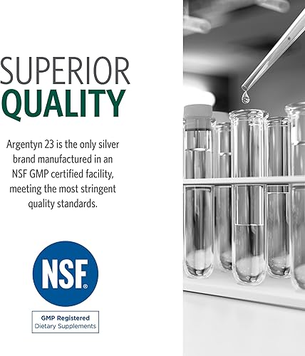 Miniatura 6 de Argentyn 23 Hydrosol de plata bio-activa profesional para alivio de los senos nasales  Plata coloidal  23 ppm, 1 onza (1.0fl oz), spray nasal natural