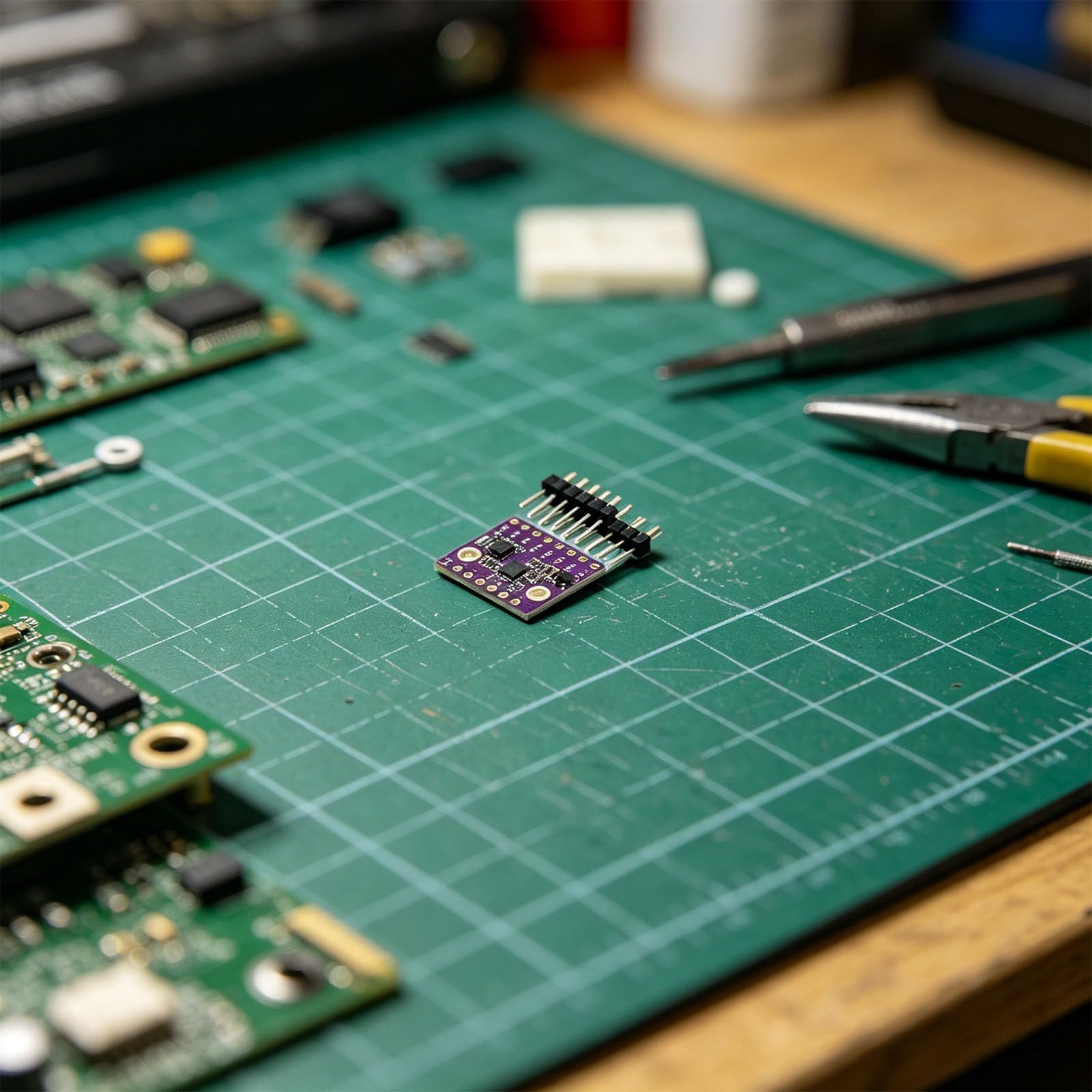 6 Achsen ICM 42688 Beschleunigungsmesser Gyroskop Sensormodul mit hochpräzisem BMI323-Chip für Robotik und Bewegungserkennung Hochpräzises Beschleunigungsmesser Gyrokompass